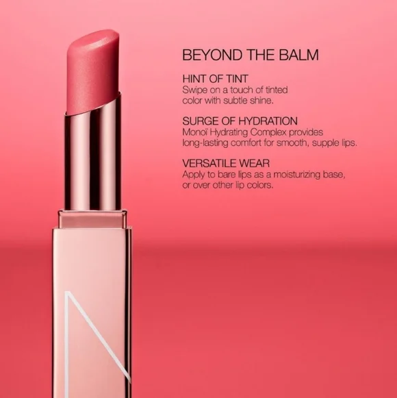 NARS Afterglow Lip Balm: Turbo (Sheer Peachy Pink), .1oz (Full Size), NIB - Picture 6 of 6